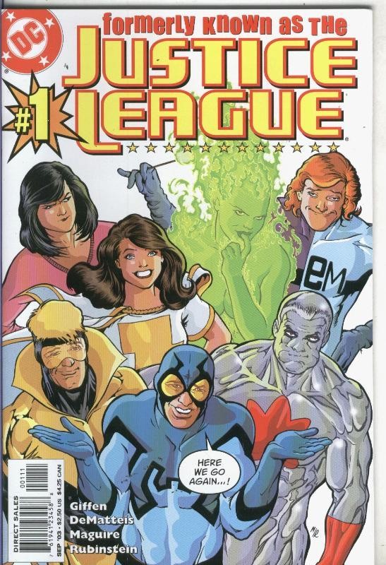 Formerly Known as the Justice League numero 01