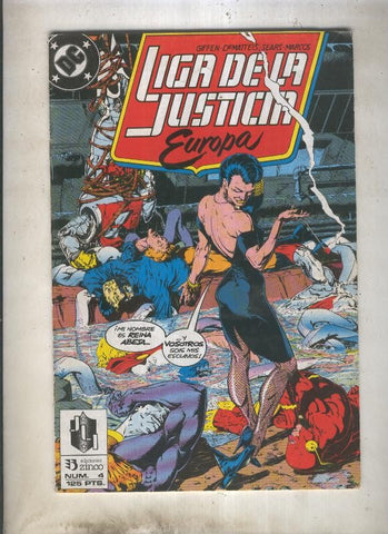 Liga de la Justicia Europa numero 04 (numerado 3 en trasera)