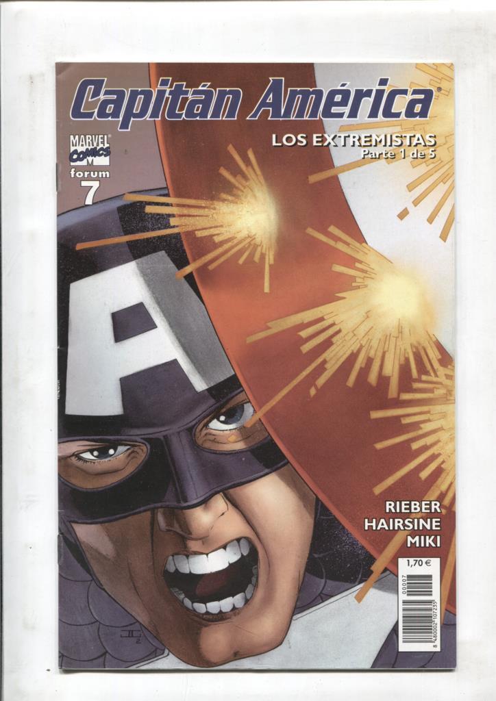 Capitan America volumen cinco numero 07: Los extremistas, parte 1