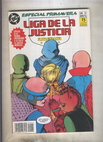 Liga de la Justicia America especial numero 5: Primavera