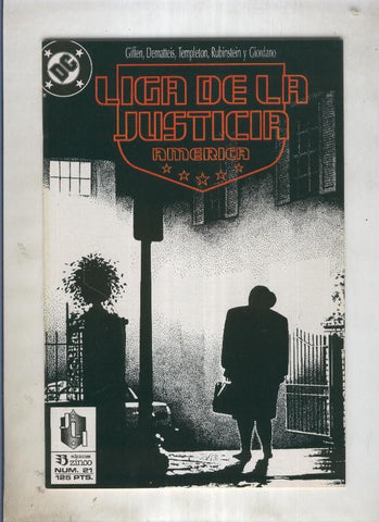 Liga de la Justicia America numero 21 (numerado 1 en trasera)