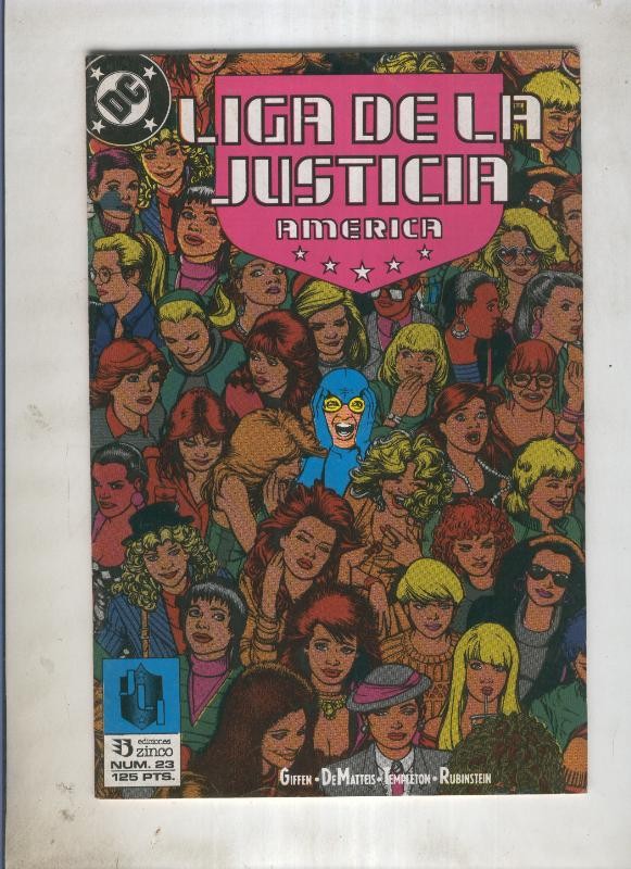 Liga de la Justicia America numero 23 (numerado 1 en trasera)