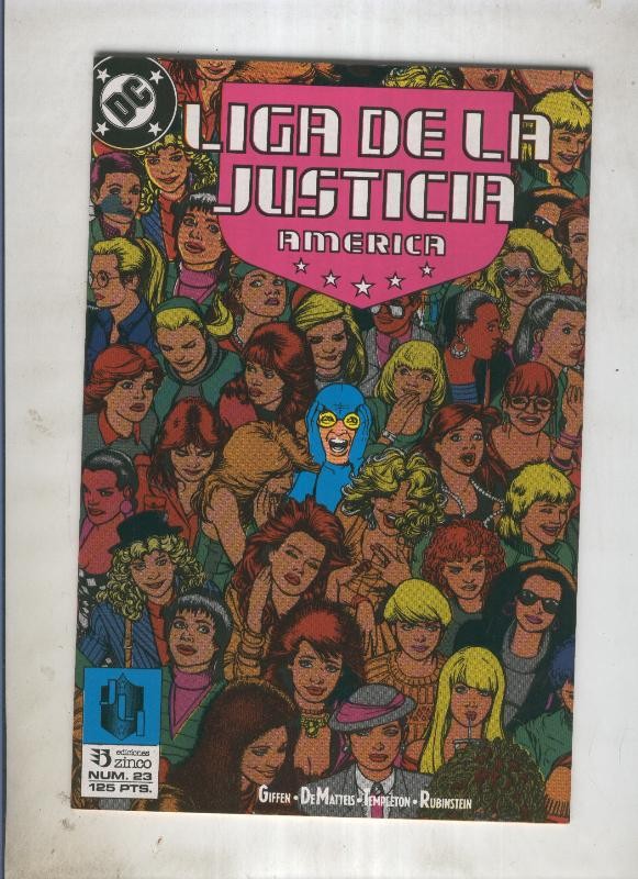 Liga de la Justicia America numero 23 (numerado 2 en trasera)