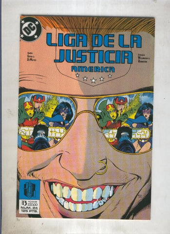 Liga de la Justicia America numero 24 (numerado 1 en trasera)