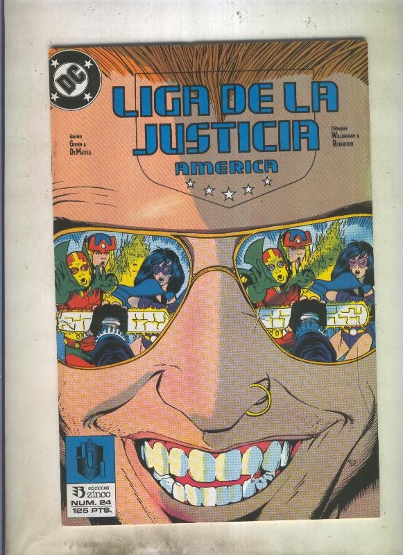 Liga de la Justicia America numero 24 (numerado 3 en trasera)