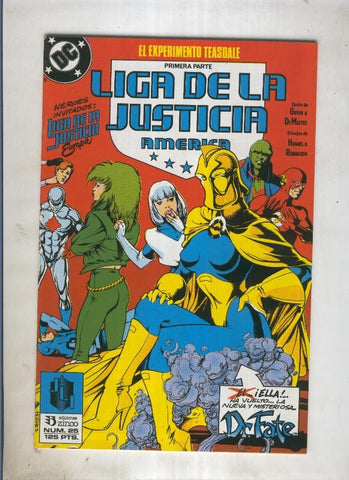 Liga de la Justicia America numero 25 (numerado 1 en trasera)