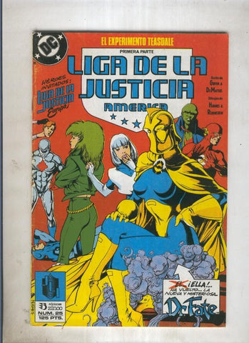 Liga de la Justicia America numero 25 (numerado 2 en trasera)
