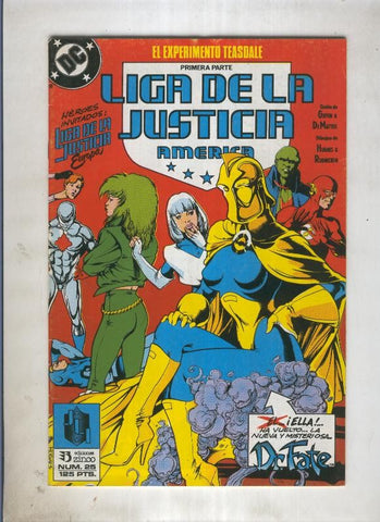 Liga de la Justicia America numero 25 (numerado 3 en trasera)