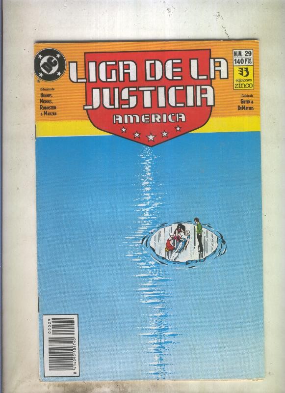 Liga de la Justicia America numero 29 (numerado 2 en trasera)