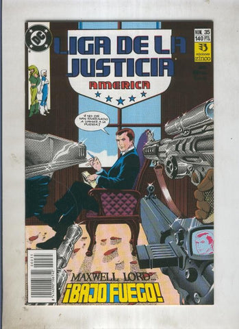 Liga de la Justicia America numero 35 (numerado 1 en trasera)