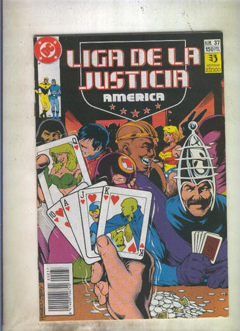 Liga de la Justicia America numero 37 (numerado 2 en trasera)