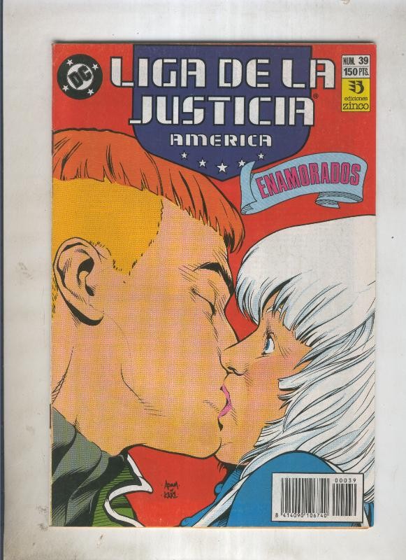 Liga de la Justicia America numero 39 (numerado 2 en trasera)