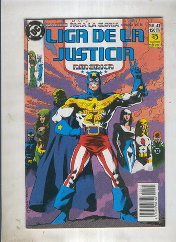 Liga de la Justicia America numero 41 (numerado 2 en trasera)
