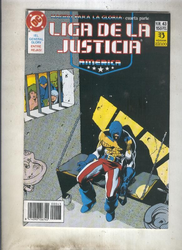 Liga de la Justicia America numero 43 (numerado 2 en trasera)