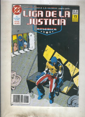 Liga de la Justicia America numero 43 (numerado 2 en trasera)