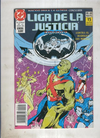 Liga de la Justicia America numero 44 (numerado 1 en trasera)
