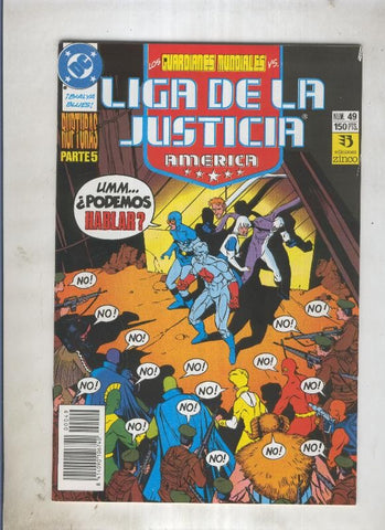 Liga de la Justicia America numero 49 (numerado 1 en trasera)