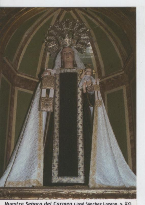 Postal 013811: Virgen Nuestra Señora del Carmen (Jose Sanchez Lozano)