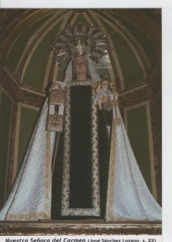 Postal 013811: Virgen Nuestra Señora del Carmen (Jose Sanchez Lozano)