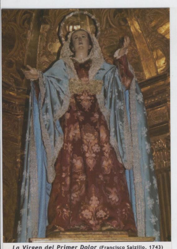 Postal 013813: Virgen del Primer Dolor (Francisco Salzillo)
