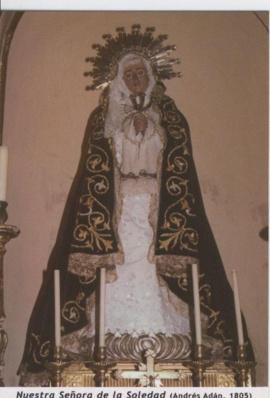 Postal 013818: Virgen Nuestra Señora de la Soledad (Andres Adan)
