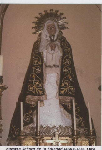 Postal 013818: Virgen Nuestra Señora de la Soledad (Andres Adan)