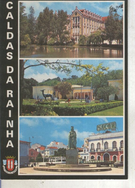 Postal 013822: Vistas varias de Caldas da Rainha, Portugal