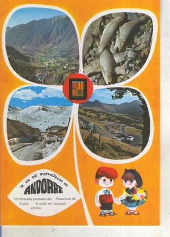 Postal 013833: Vistas varias de Andorra