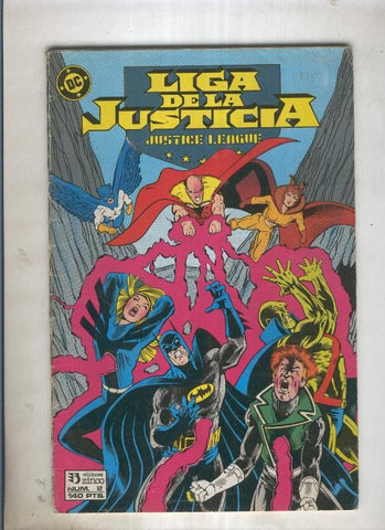 Liga de la Justicia America numero 02 (numerado 2 en trasera)
