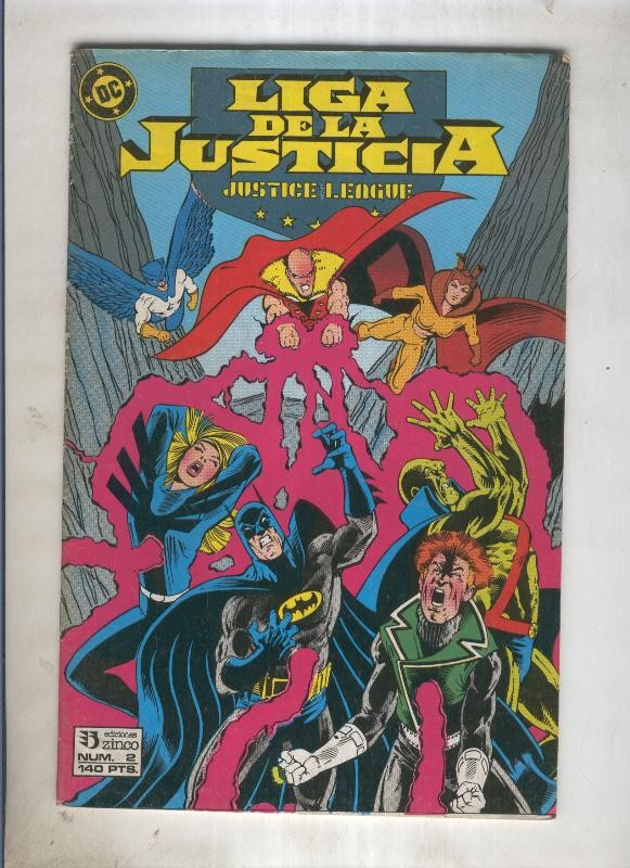 Liga de la Justicia America numero 02 (numerado 3 en trasera)