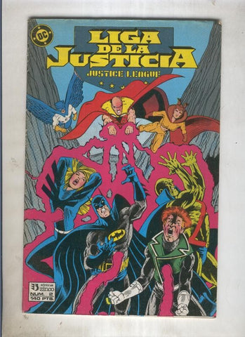 Liga de la Justicia America numero 02 (numerado 3 en trasera)