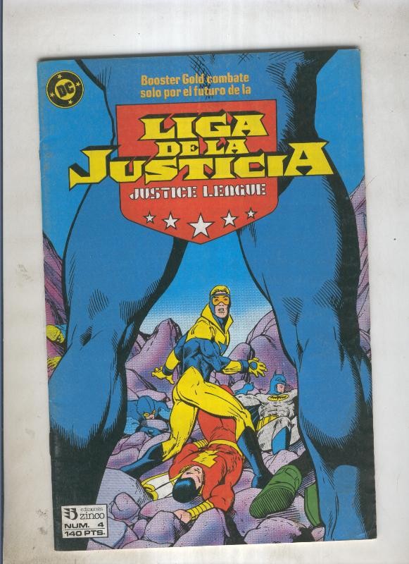 Liga de la Justicia America numero 04 (numerado 2 en trasera)