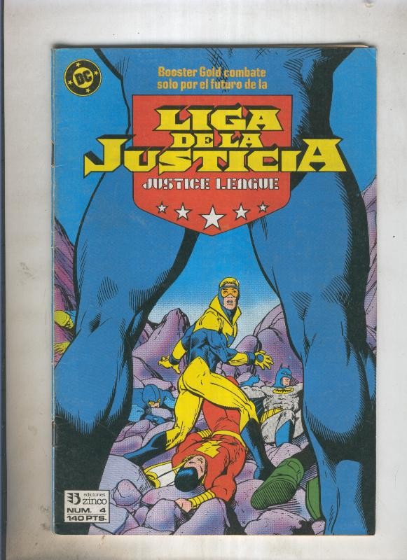 Liga de la Justicia America numero 04 (numerado 3 en trasera)
