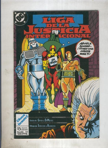 Liga de la Justicia America numero 17 (numerado 3 en trasera)