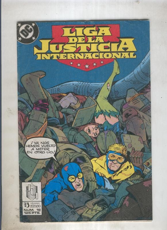 Liga de la Justicia America numero 18 (numerado 2 en trasera)