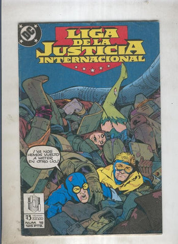 Liga de la Justicia America numero 18 (numerado 2 en trasera)