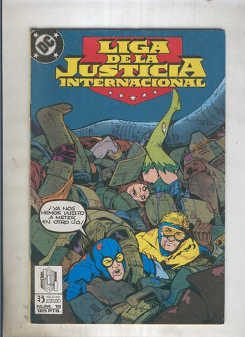 Liga de la Justicia America numero 18 (numerado 4 en trasera)