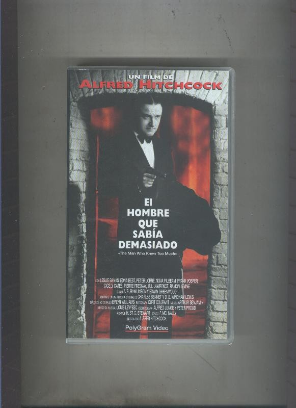 Video VHS: Alfred Hitchcock: El hombre que sabia demasiado