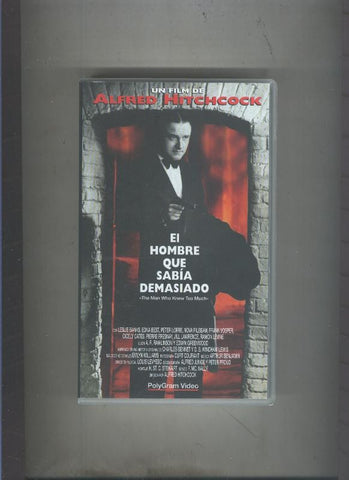 Video VHS: Alfred Hitchcock: El hombre que sabia demasiado