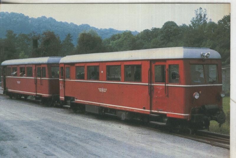 Postal 013872: Tren SWEG, narrow gauge railcar VT 300