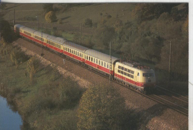 Postal 013873: Tren DC, IC train Rheinphfeil