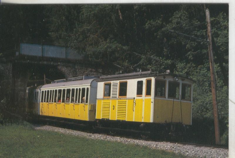 Postal 013879: Tren Wendelstein Railway, electric rack locomotive No 3