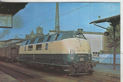 Postal 013894: Tren Lokomotive 220 060-8, mai 1975