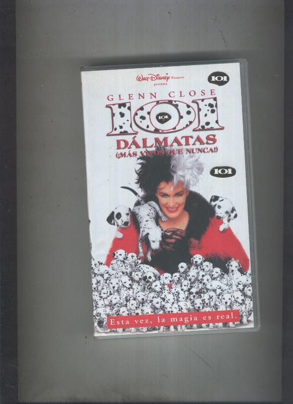 Video VHS. 101 Dalmatas