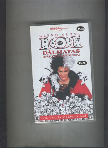Video VHS. 101 Dalmatas