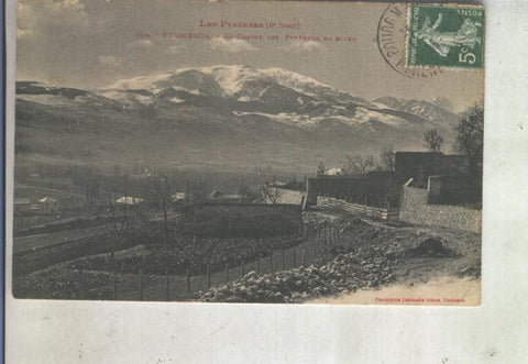 Postal 013930: Puigcerda, la chaine des Pyrenee en hiver