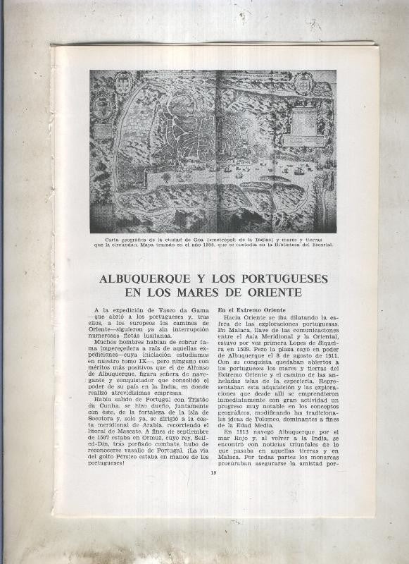 Albuquerque y los portugueses en los mares de oriente