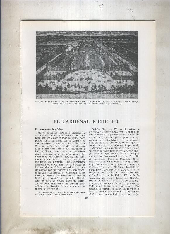 El Cardenal Richelieu