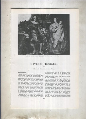 Oliverio Cromwell (Mercedes Ballesteros de la Torre)