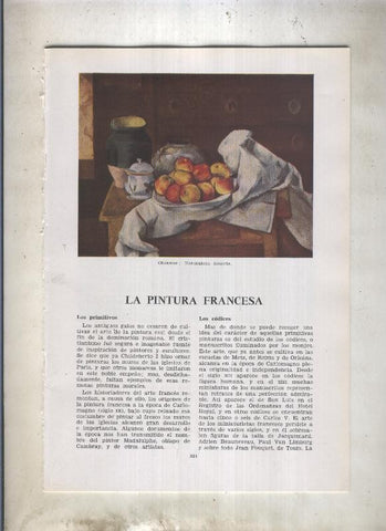 La pintura francesa